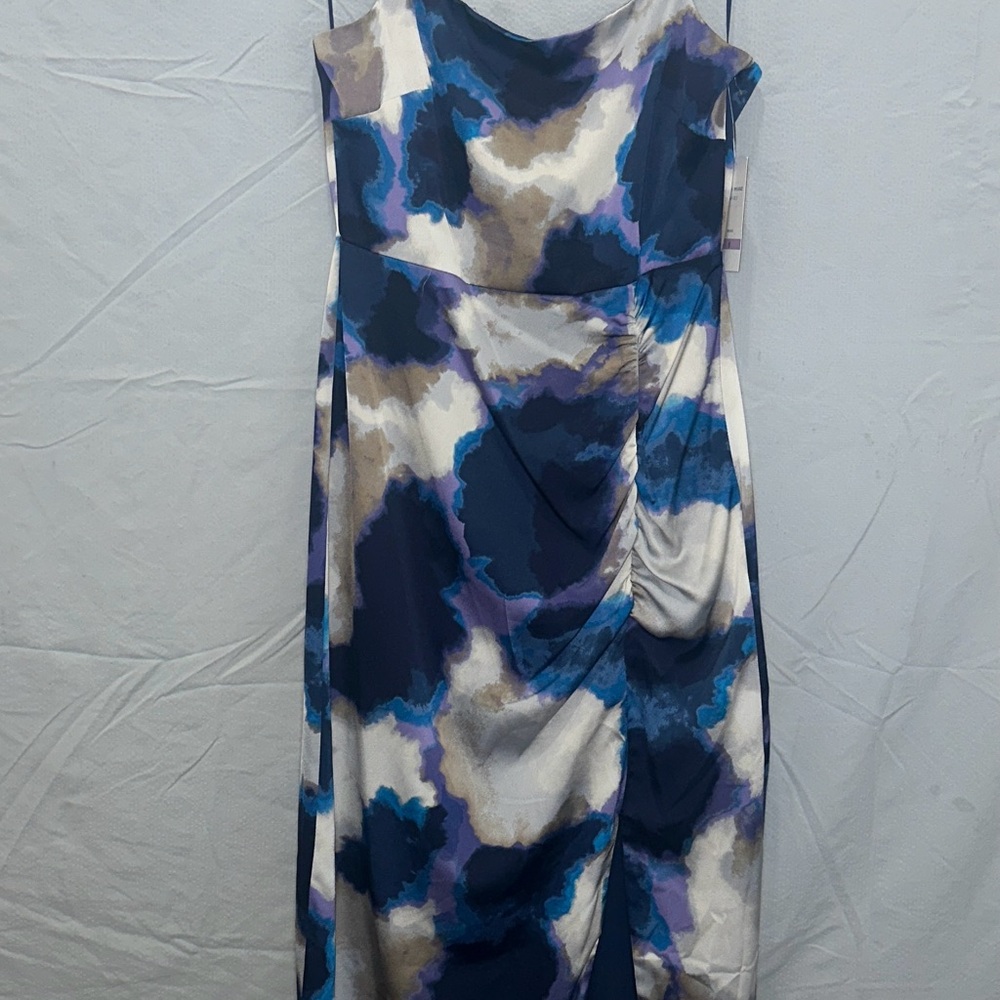 Taylor Dress in Blue and Purple